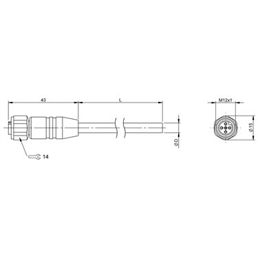 BCC S415-0000-1A-152-PS0525-150 BALLUFF  - Codice di ordinazione: BCC0LN1