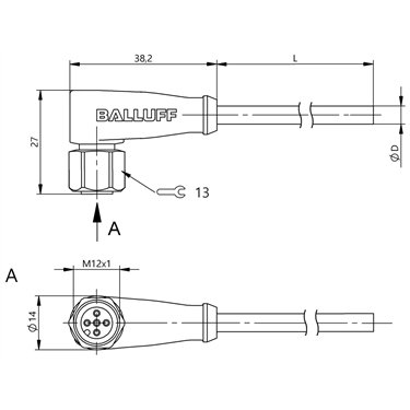 BCC S425-0000-1A-004-PX0334-400 BALLUFF  - Part Number: BCC06UJ