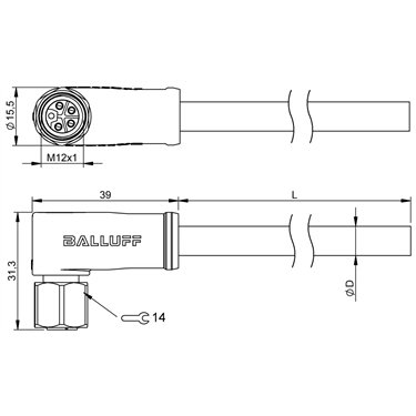 BCC S425-0000-1L-150-PX85A5-050 BALLUFF  - Código de orden: BCC0LKY