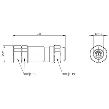 BCC S478-0000-1A-000-E1X850-000 BALLUFF  - Codice di ordinazione: BCC0KRR