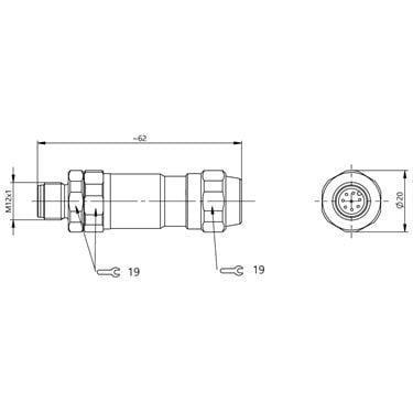 BCC S478-0000-2A-000-E1X850-000 BALLUFF  - Codice di ordinazione: BCC0KRT