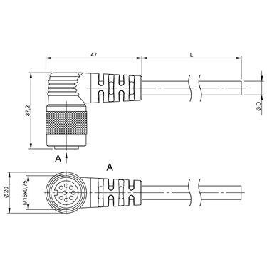 BCC S528-0000-1Y-133-PS0825-200 BALLUFF  - код заказа: BCC0L2F