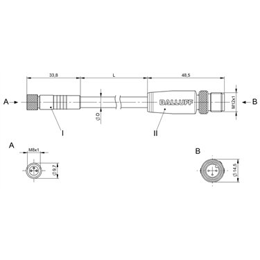 BCC W313-W413-3E-300-SW0434-010 BALLUFF  - Codice di ordinazione: BCC0HYJ