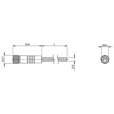 BCC W314-0000-10-003-MW8434-006 BALLUFF  - Código de orden: BCC0FE3