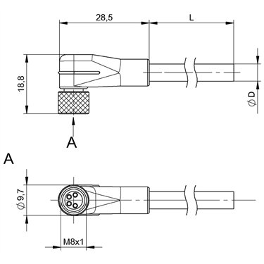 BCC W324-0000-10-003-BW8434-020 BALLUFF  - Código de orden: BCC0FFE