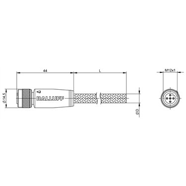 BCC W415-0000-1A-003-MW8434-050 BALLUFF  - Código de orden: BCC0F94