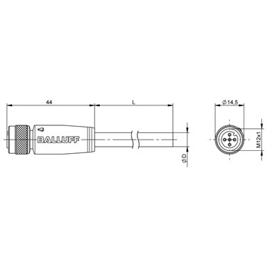 BCC W415-0000-1A-003-SW0434-010 BALLUFF  - Codice di ordinazione: BCC0F3C