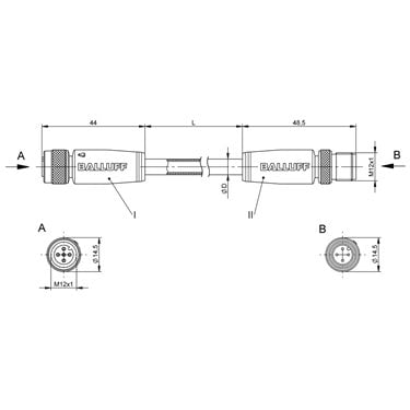 BCC W415-W414-3A-304-NW44T2-020 BALLUFF  - Part Number: BCC0J31