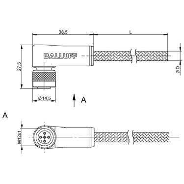 BCC W425-0000-1A-003-MW8434-050 BALLUFF  - Código de orden: BCC0F96
