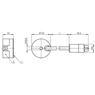 BCS D18T407-XXS50C-EP02-GZ01-002 BALLUFF  - Codice di ordinazione: BCS001E