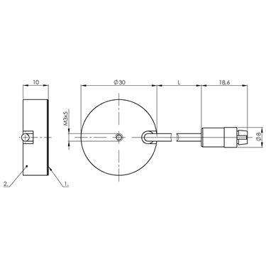 BCS D30T409-XXS15C-EP02-GZ01-002 BALLUFF  - Codice di ordinazione: BCS001K