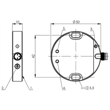 BCS D50OO03-YPC25C-S49G BALLUFF  - Codice di ordinazione: BCS003L
