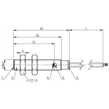 BCS M08T4E1-POM15C-EP02 BALLUFF  - Codice di ordinazione: BCS0027