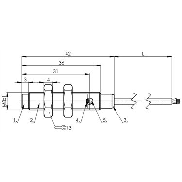 BCS M08T4E1-POM30G-EP02 BALLUFF  - Codice di ordinazione: BCS002J