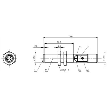 BCS M12BBG2-POC40D-S04K BALLUFF  - Codice di ordinazione: BCS00PK