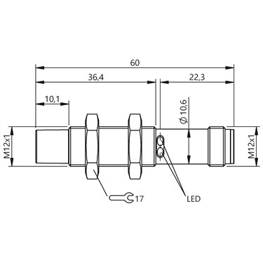 BCS M12K4D2-GOM80G-S04G BALLUFF  - Codice di ordinazione: BCS017A