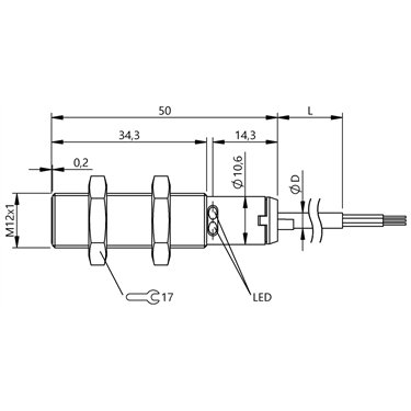 BCS M12K4G1-GOM50C-EP02 BALLUFF  - Codice di ordinazione: BCS017J