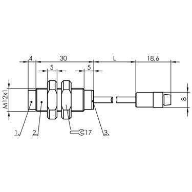 BCS M12TTD1-XXS80G-EP02-GZ01 BALLUFF  - Codice di ordinazione: BCS00AR