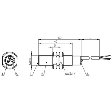 BCS M12TTG1-PSM40C-ET02 BALLUFF  - Codice di ordinazione: BCS00AU