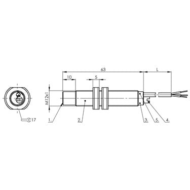 BCS M12TTI1-PSM60G-ET02-E BALLUFF  - Codice di ordinazione: BCS009J
