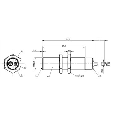 BCS M18B4N1-POC80D-EP02 BALLUFF  - Codice di ordinazione: BCS00LR