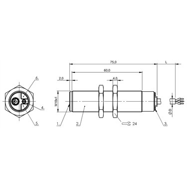 BCS M18BBN1-POC80D-EP02 BALLUFF  - Codice di ordinazione: BCS00M1