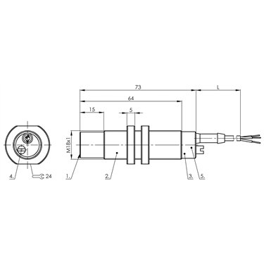 BCS M18TTI2-PSC15G-AT02 BALLUFF  - Codice di ordinazione: BCS0073