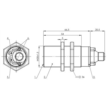 BCS M30B4M2-PPM20C-S04G BALLUFF  - Codice di ordinazione: BCS004T