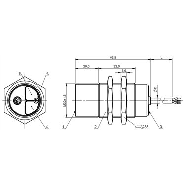 BCS M30BBE1-PSC25H-EP02 BALLUFF  - Codice di ordinazione: BCS00NT