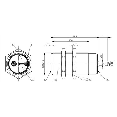 BCS M30BBI1-NSC15D-EP02 BALLUFF  - Codice di ordinazione: BCS00NP