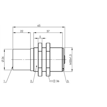 BCS M30T4G1-XXS20H-SZ02-T08 BALLUFF  - Codice di ordinazione: BCS00A2