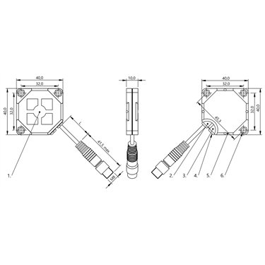 BCS Q40BBAA-PSC20C-EP00,3-GS49 BALLUFF  - Codice di ordinazione: BCS00U6