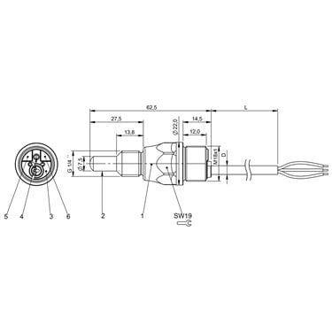 BCS S44KK02-GPCFAG-EP02 BALLUFF  - Codice di ordinazione: BCS010M