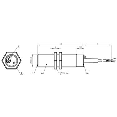 BCW M18B4M1-ICM80C-DV02 BALLUFF  - Codice di ordinazione: BCW0001