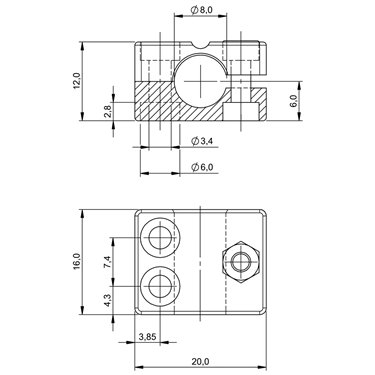 BES 08,0-KB-3 BALLUFF  - Código de orden: BAM00A5