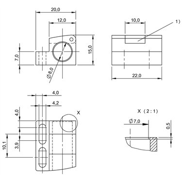 BES 08,0-KB-5-F BALLUFF  - Part Number: BAM00A8