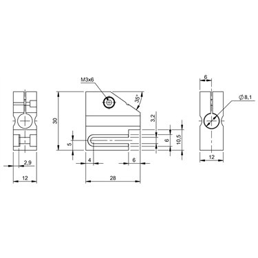 BES 08,1-KB-4-F-SA3 BALLUFF  - Part Number: BAM021Z