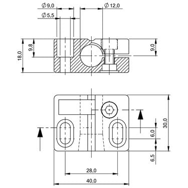 BES 12,0-KB-3 BALLUFF  - Código de orden: BAM00C9