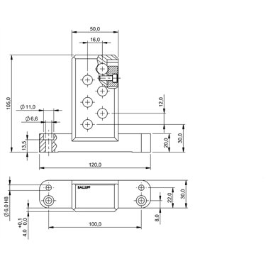 BES 12,0-KB-602-06/12 BALLUFF  - Codice di ordinazione: BAM00CM