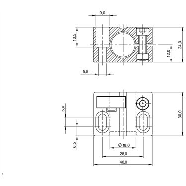 BES 18,0-KB-3 BALLUFF  - Código de orden: BAM00F7