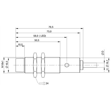 BES 515-360-BO-C-PU-03 BALLUFF  - Codice di ordinazione: BES02FH