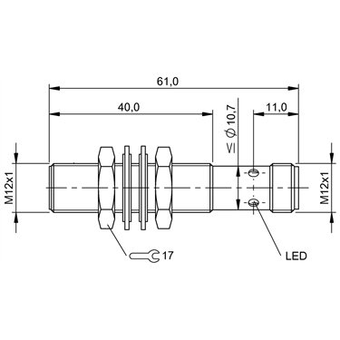 BES 516-113-SA2-S4-CW BALLUFF  - Codice di ordinazione: BES02J4