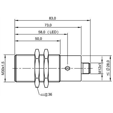 BES 516-114-G-S4-H BALLUFF  - Codice di ordinazione: BES0166