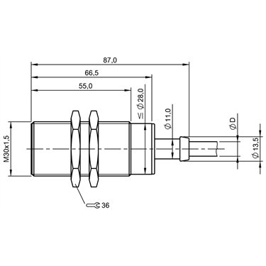 BES 516-120-SA2 BALLUFF  - Codice di ordinazione: BES02HC