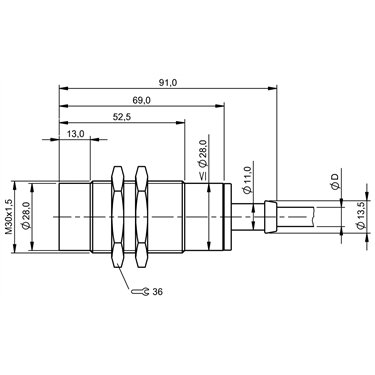 BES 516-125-SA1-05 BALLUFF  - Codice di ordinazione: BES02HE