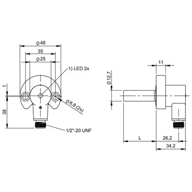 BES 516-200-S8/1.250"-S21 BALLUFF  - Codice di ordinazione: BES05Z7