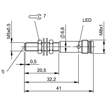 BES 516-3005-E5-C-S49 BALLUFF  - Codice di ordinazione: BES00H2