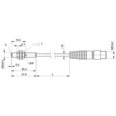BES 516-3005-G-SA13-E4-C-S49-00,3 BALLUFF  - Codice di ordinazione: BES05PL