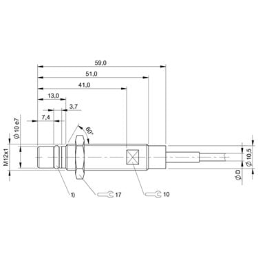 BES 516-300-S162-D-PU-05 BALLUFF  - Codice di ordinazione: BHS001Z