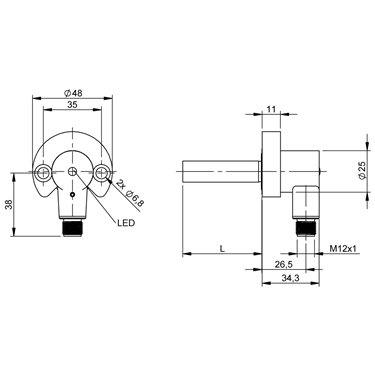 BES 516-300-S358/1.250"-S4 BALLUFF  - Codice di ordinazione: BES05Z2